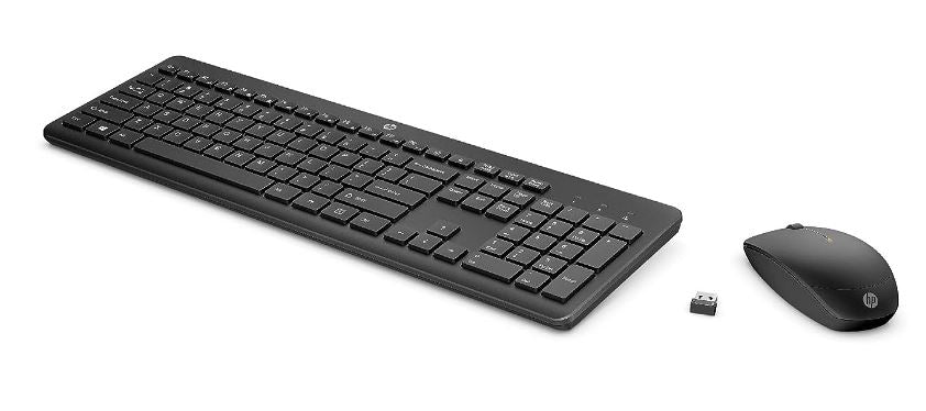 HP 230 Wireless Keyboard & Mouse Combo 12 function keys chiclet comfortable low image 1