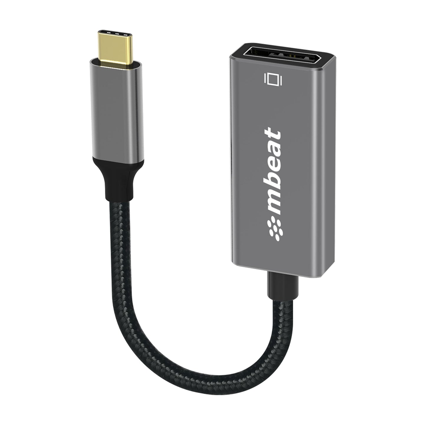 mbeat Elite USB-C to Display Port Adapter  -Converts USB-C to DisplayPort female image 0