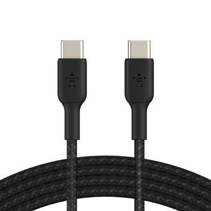Belkin Boostcharge USB-C to USB-C Braided Cable 0.15M - White (CAB004bt0MWH), 60 image 0
