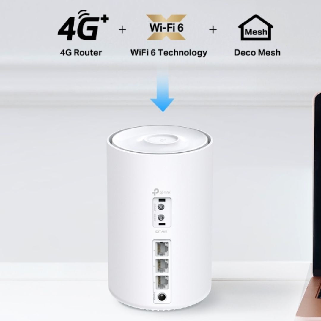 TP-Link Deco X10-4G(1-pack) 4G+ AX1500 Whole Home Mesh WiFi 6 Gateway image 2