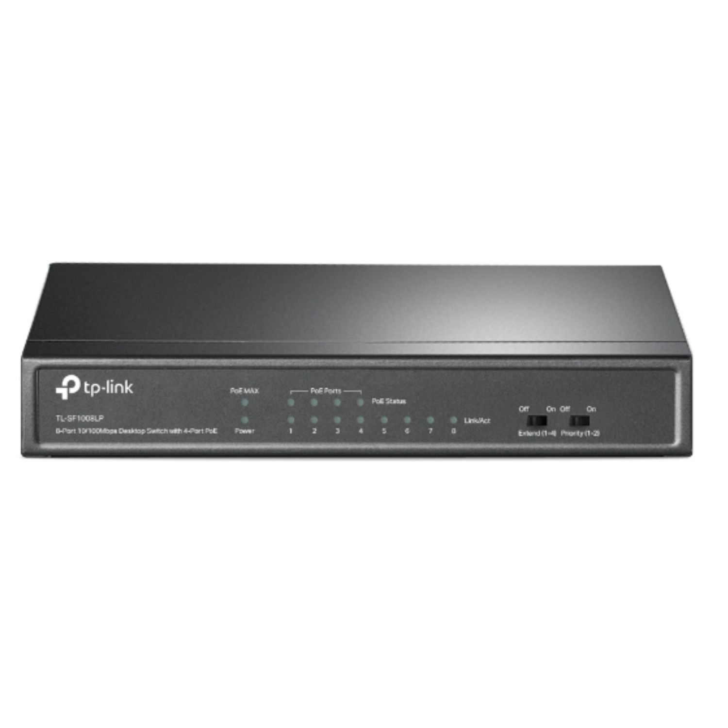 TP-Link TL-SF1008LP 8-Port 10/100Mbps Desktop Switch with 4-Port PoE, Up To 41W image 1