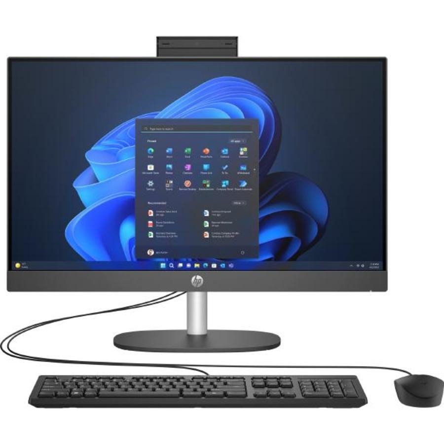 HP ProOne 245 G10, R5-7520U, 16GB, 512GB SSD, 23.8" FHD, Win 11 Pro, Black, 1 Yr image 0