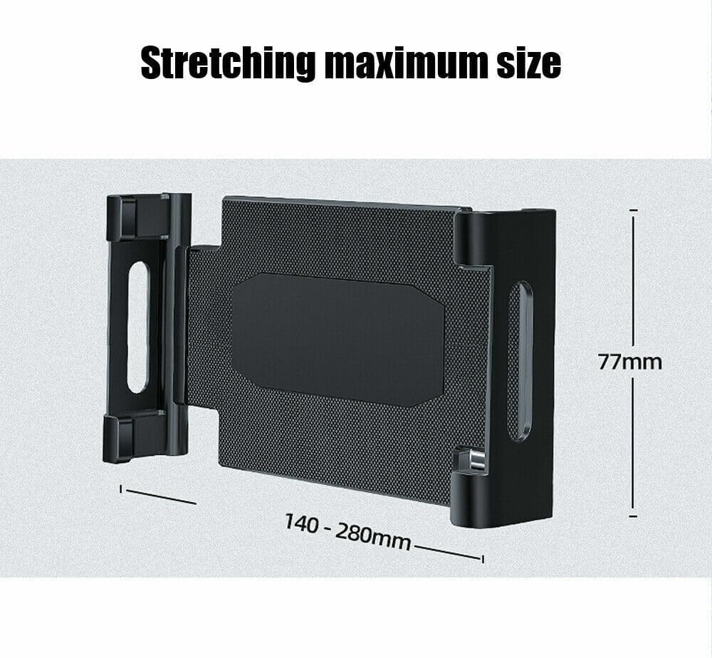 USP Universal in-Car Tablet Mount Dash Windscreen Holders - Black, Compatible with Tablets 7–11.9”, Portrait/Landscape Viewing, Perfect mounting