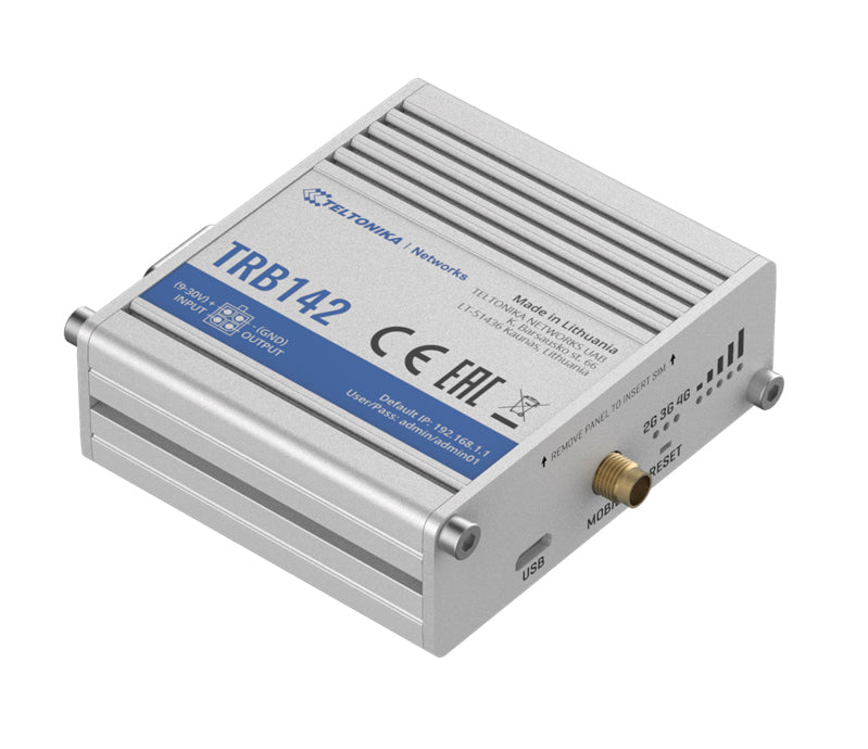 Teltonika Industrial Rugged LTE RS232 Gateway, 4G/LTE (Cat 1), Equipped with RS2 image 1