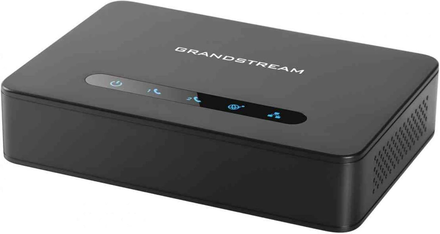 Grandstream HT812 FXS ATA 2 Port VOIP Gateway with Dual GbE Network