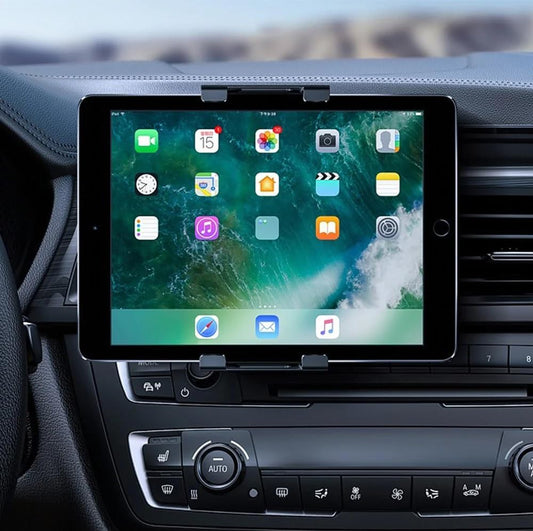 USP Universal in-Car Tablet Mount Dash Windscreen Holders - Black, Compatible with Tablets 7–11.9”, Portrait/Landscape Viewing, Perfect mounting
