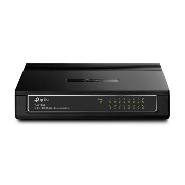 TP-Link TL-SF1016D 16-Port 10/100Mbps Desktop Switch or wall-mounting design Plu image 1