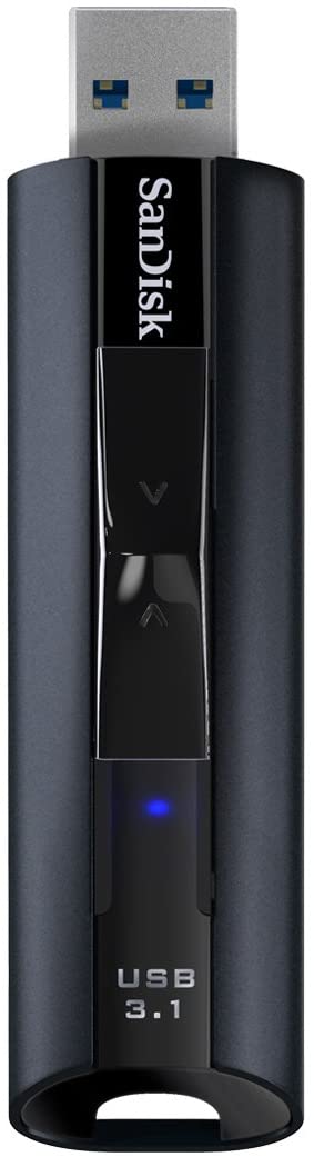 SanDisk 128GB Extreme Pro USB3.1 Solid State Flash Drive CZ880 Black 420MB/s Lif image 0