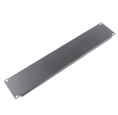 LDR 2U 19' Blanking Panel - Rack Mountable 19' - Black Metal Construction image 0