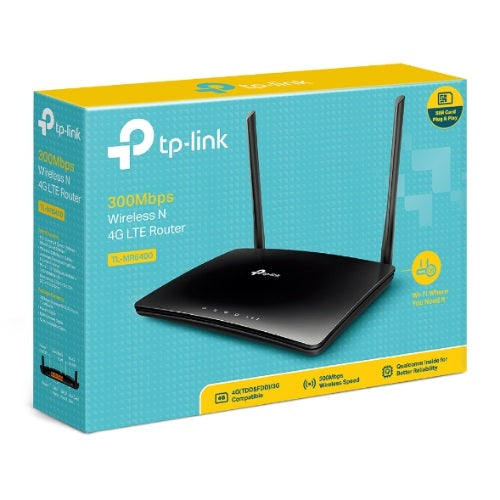 TP-Link TL-MR6400 N300 Wireless N 3G/4G LTE Router 2.4GHz (300Mbps) 802.11bgn 3x image 3