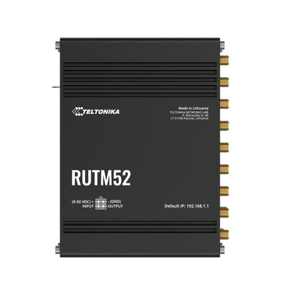 Teltonika RUTM52 Dual 5G Router, 5G dual SIM/ESIM cellular, 5 Gigabit Ethernet p image 0
