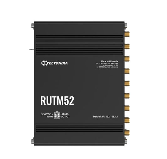 Teltonika RUTM52 Dual 5G Router, 5G dual SIM/ESIM cellular, 5 Gigabit Ethernet p image 0