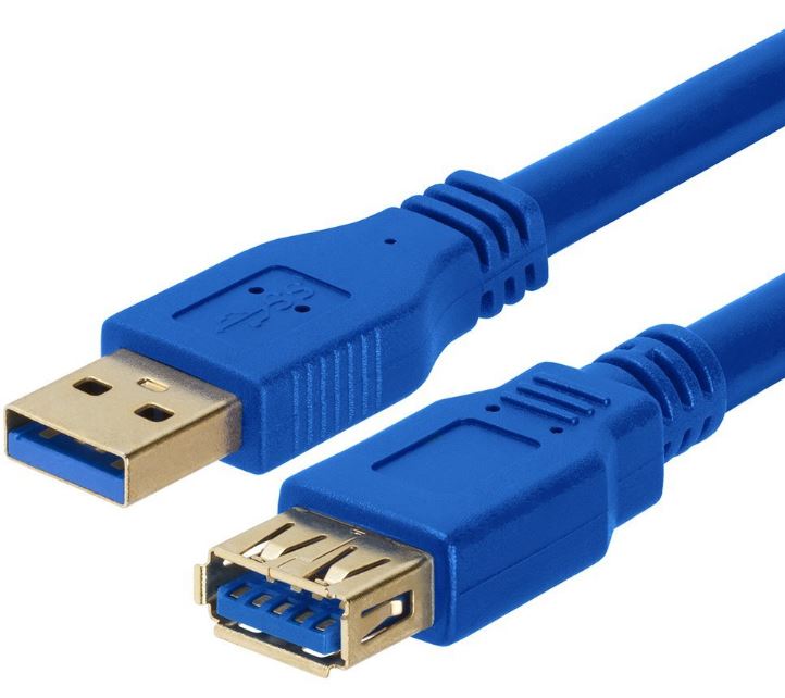 Astrotek USB 3.0 Extension Cable 3m - Type A Male to Type A Female Blue Colour image 0