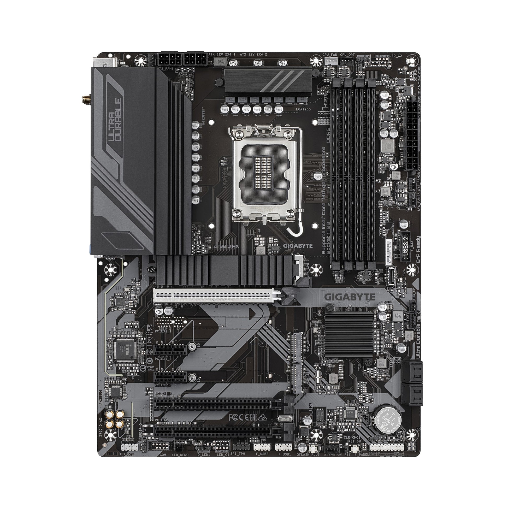 Gigabyte Z790 D AX  Intel LGA 1700 ATX Motherboard, 4x DDR5 ~192GB, 2x PCI-E x16 image 1