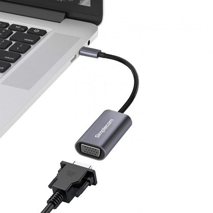 Simplecom DA104 USB-C to VGA Adapter Full HD 1080p image 2