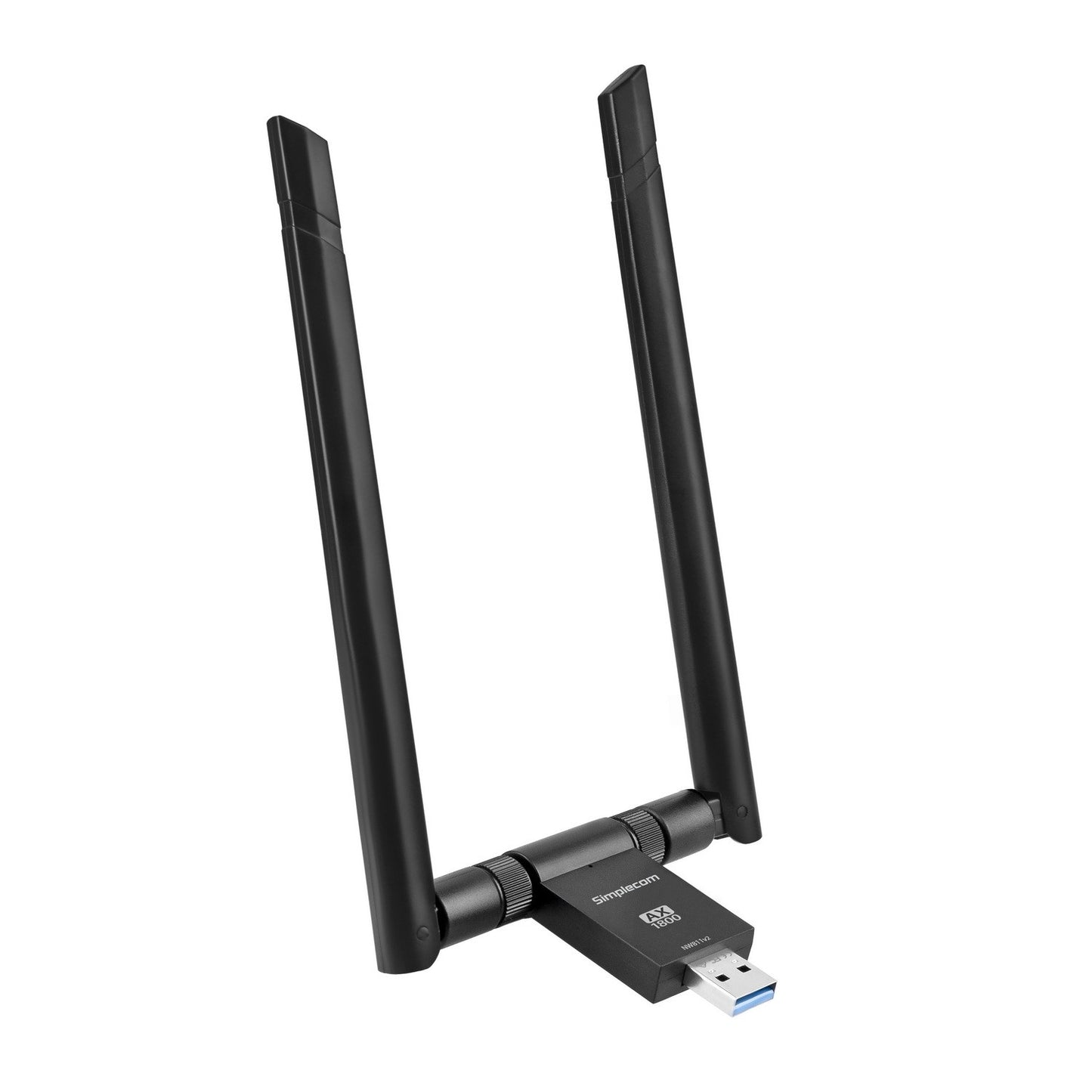 Simplecom NW811v2 AX1800 Dual Band WiFi 6 USB Adapter 802.11ax with 2x 5dBi High image 3