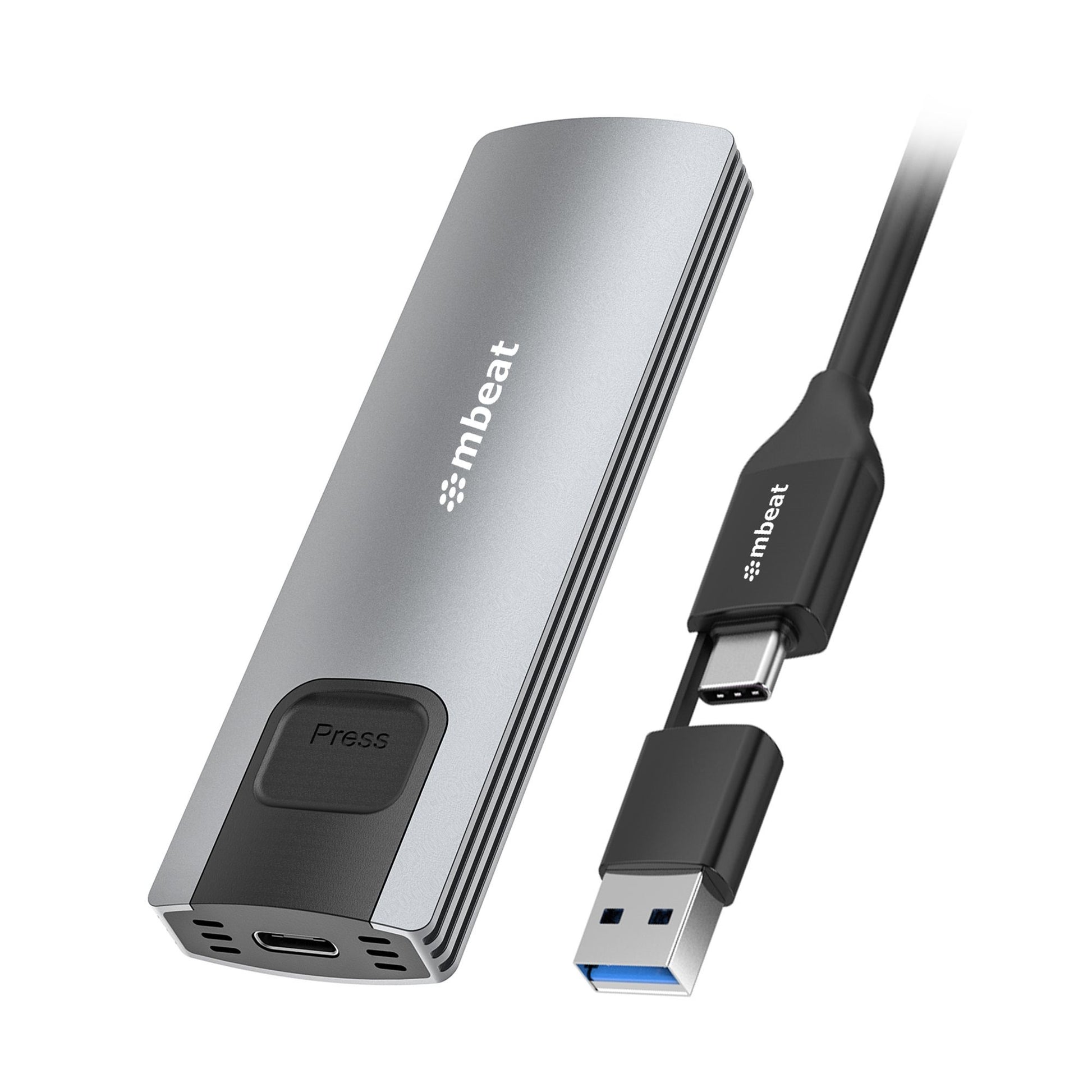 mbeat 10Gbps M.2 NVMe SATA SSD Enclosure  Easily install  Versatile Storage Opti image 0
