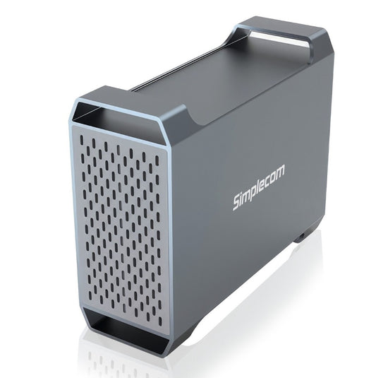 Simplecom SE482 SuperSpeed USB Dual Bay 3.5' SATA Hard Drive RAID Enclosure USB- image 0