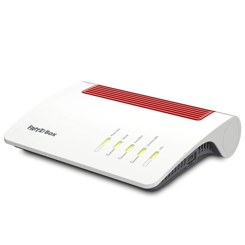 Fritz!Box AVM7590AX ADSL2+/VDSL Modem Router, VoIP, DECT, WiFi 6, WAN, 4 Port Gi image 0