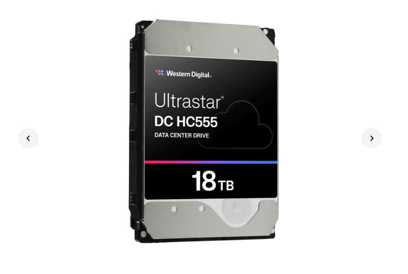 Western Digital WD Ultrastar 18TB 3.5' SAS HC555 Data Center HDD Storage image 2