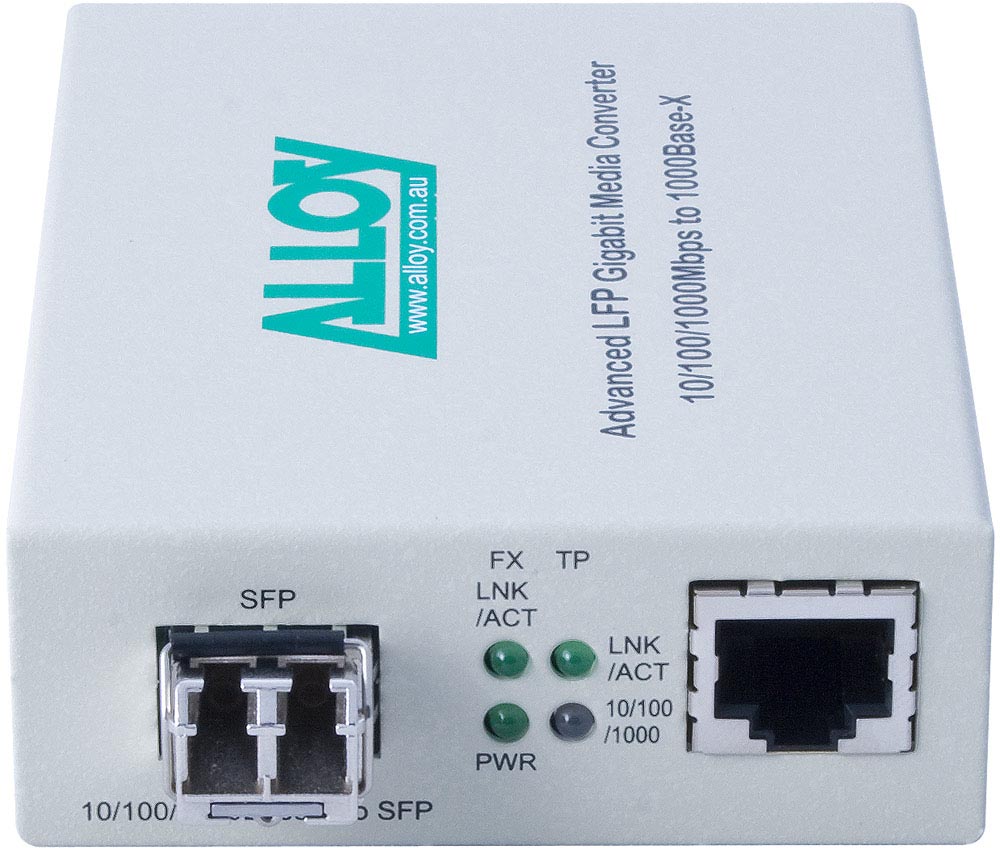 Alloy GCR2000SFP Gigabit Standalone/Rackmount Media Converter image 1