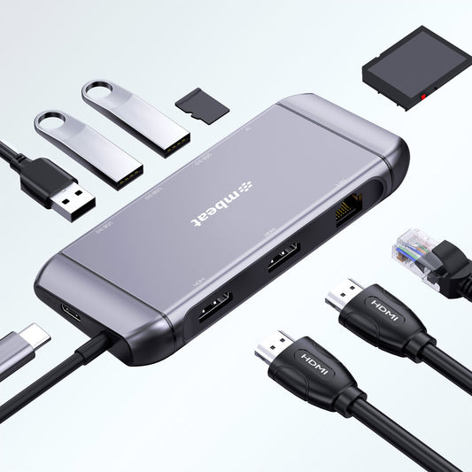 mbeat®  Elite X11 Dual Display Docking Station - 2x 4K HDMI, 1xUSB-C Power Deli image 1