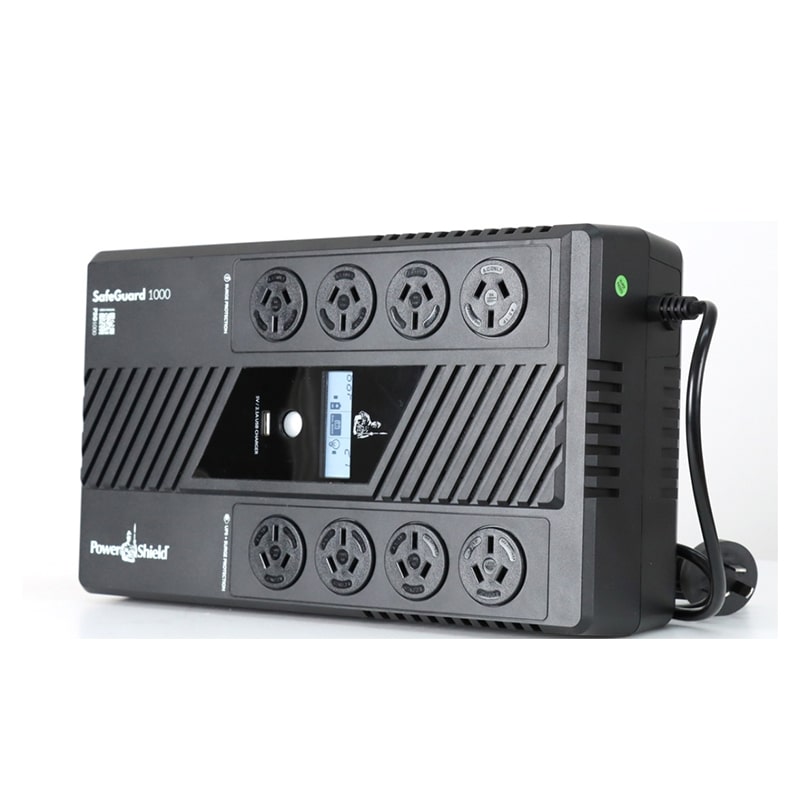 PowerShield SafeGuard 1000VA/600W Line Interactive, Powerboard Style UPS with AV image 2