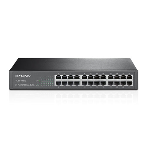 TP-Link TL-SF1024D 24-Port 10/100Mbps Rackmount Unmanaged Switch energy-efficien image 1