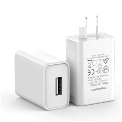 USP 10W USB-A Fast Wall Charger White - Intelligent Chip, Smart Charging, Output image 2