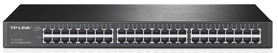 TP-Link TL-SG1048 48-Port Gigabit Rackmount Switch 19-inch rack-mountable steel image 0
