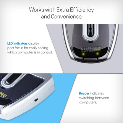 ATEN US221A USB Switch