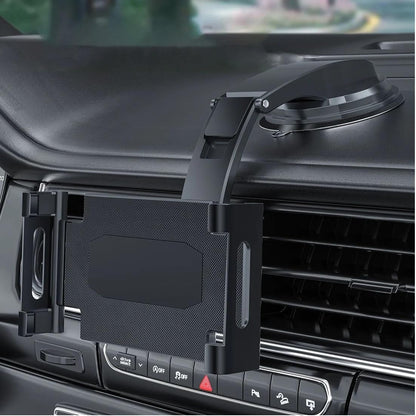 USP Universal in-Car Tablet Mount Dash Windscreen Holders - Black, Compatible with Tablets 7–11.9”, Portrait/Landscape Viewing, Perfect mounting