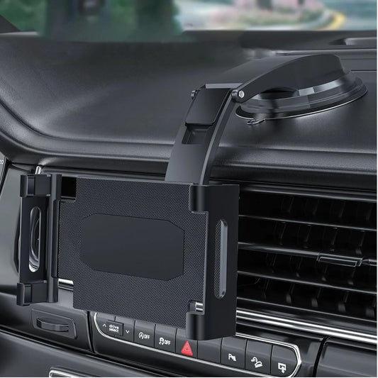 USP Universal in-Car Tablet Mount Dash Windscreen Holders - Black, Compatible with Tablets 7–11.9”, Portrait/Landscape Viewing, Perfect mounting