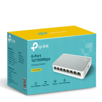 TP-Link TL-SF1008D 8-port 10/100M Desktop Switch, 8 10/100M RJ45 ports, Plastic image 2