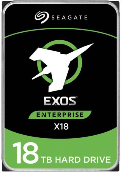 Seagate 18TB 3.5' SATA EXOS X18 Enterprise 512E/4KN INTERNAL 3.5 SATA DRIVE - ST image 0