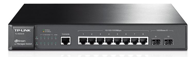 TP-Link TL-SG3210  JetStream 8-Port Gigabit L2 Managed Switch with 2 SFP Slots O image 0