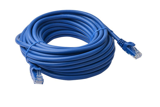 8Ware CAT6A Cable 40m - Blue Color RJ45 Ethernet Network LAN UTP Patch Cord Snag image 1