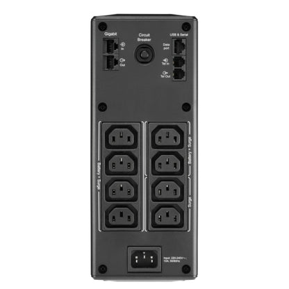 APC Back-UPS Pro 1600VA/960W Line Interactive UPS, Tower, 230V/10A Input, 8x IEC image 1