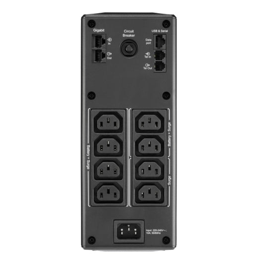 APC Back-UPS Pro 1600VA/960W Line Interactive UPS, Tower, 230V/10A Input, 8x IEC image 1
