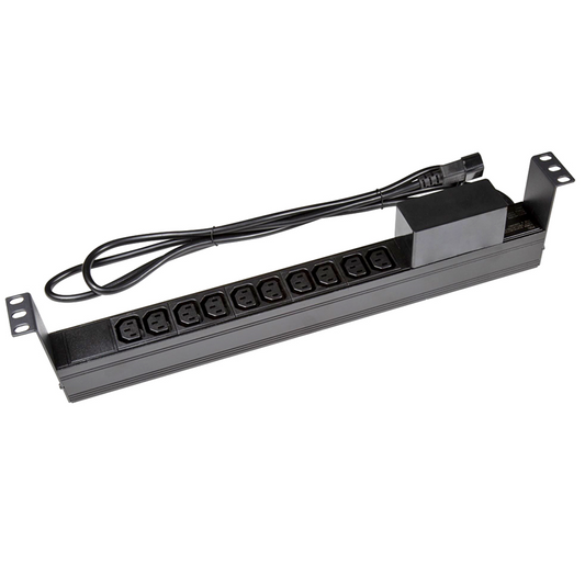 PowerShield Horizontal PDU with IEC C14 Input, 10 x C13 outlets, provides reliab image 0