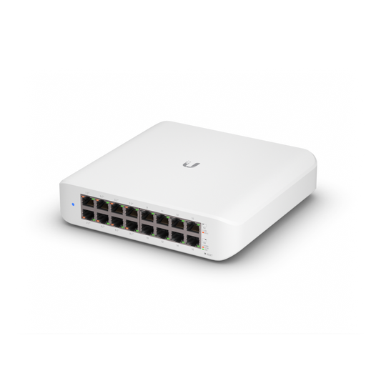 Ubiquiti UniFi Switch Lite 16 PoE, Layer 2, 16x GbE RJ45 Ports, 8x 802.3at PoE+ image 0