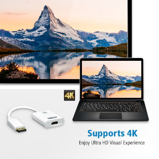 Aten 4K DisplayPort to HDMI Active Adapter, Supports VGA, SVGA, XGA, SXGA, UXGA, image 2