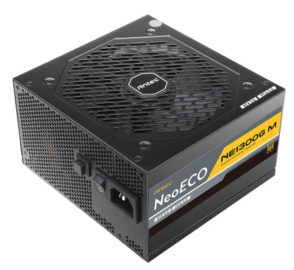 Antec NE 1300w 80+ Gold, Fully-Modular, ATX 3.0, PCI-E 5.0, 12CM FDB Fan, Japane image 0