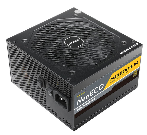 Antec NE 1300w 80+ Gold, Fully-Modular, ATX 3.0, PCI-E 5.0, 12CM FDB Fan, Japane image 0