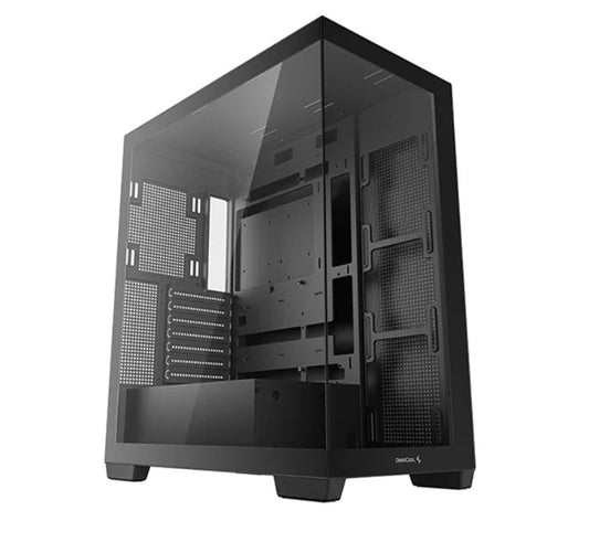 DeepCool CG580 Panoramic ATX Mid-Tower Case, Up to 2x 360mm Radiators, 9x120mm F image 0