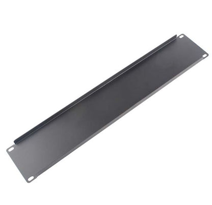 LDR 2U 19' Blanking Panel - Rack Mountable 19' - Black Metal Construction image 1