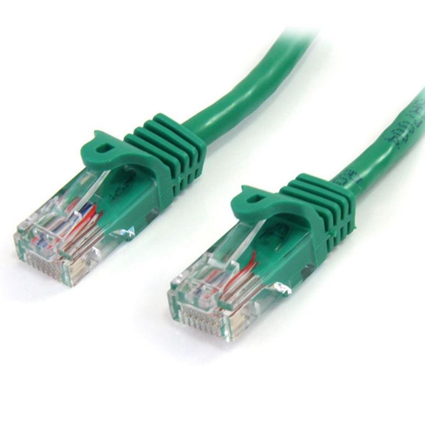 8ware CAT5e Cable 2m - Green Color Premium RJ45 Ethernet Network LAN UTP Patch C image 0