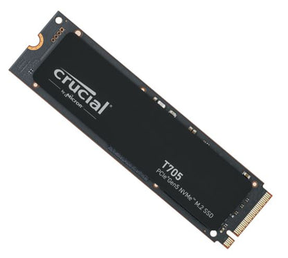 Crucial T705 1TB Gen5 NVMe SSD - 13600/10200 MB/s R/W 600TBW 1400K IOPs 1.5M hrs image 0