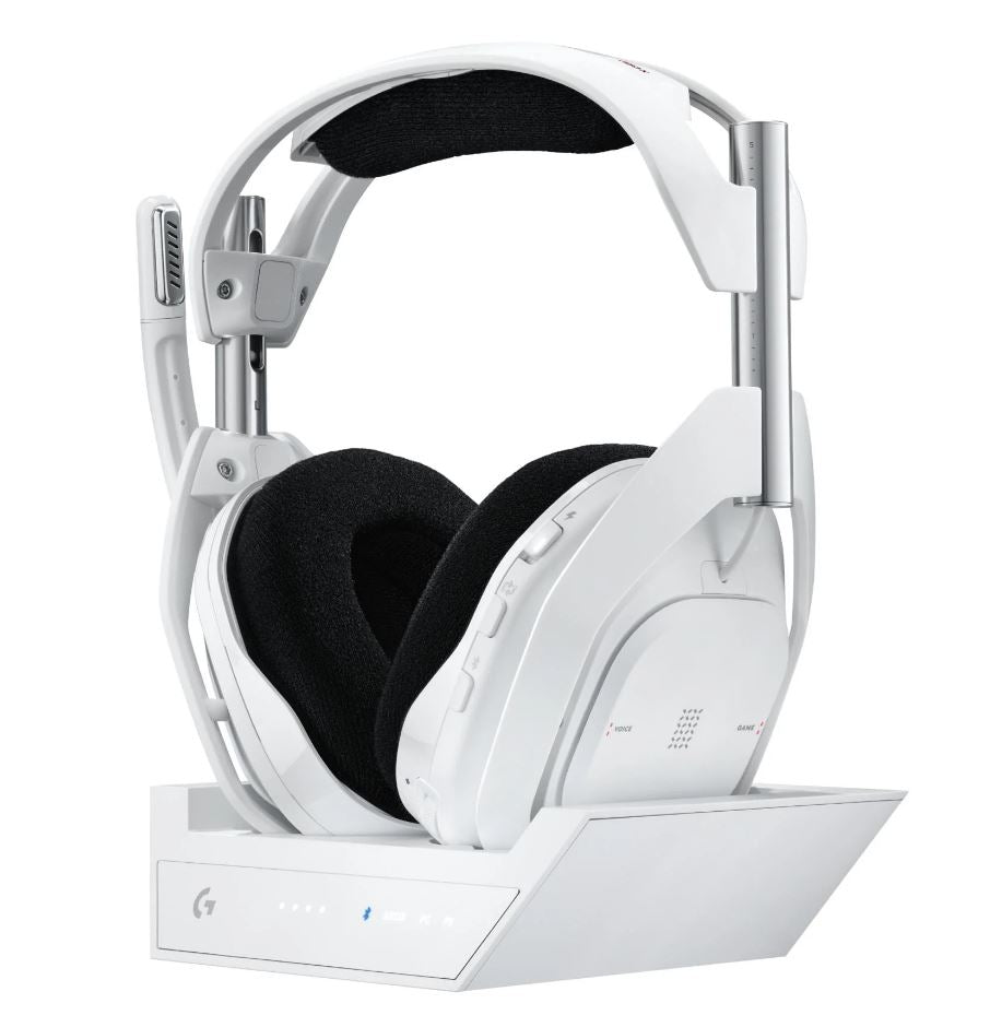 Logitech G Astro A50 X LIGHTSPEED Wireless Gaming Headset + Base Station (White) image 0