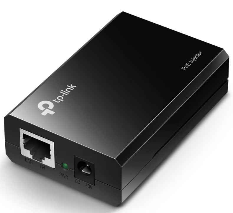 TP-Link POE150S Omada PoE Injector Adapter, IEEE 802.3af compliant, Data and pow image 0